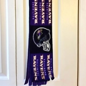 Ravens Scarf Purple Football Baltimore Outerwear Fleece